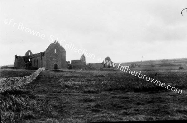 ABBEY KNOCKMOY FROM N.W. APPROACHING